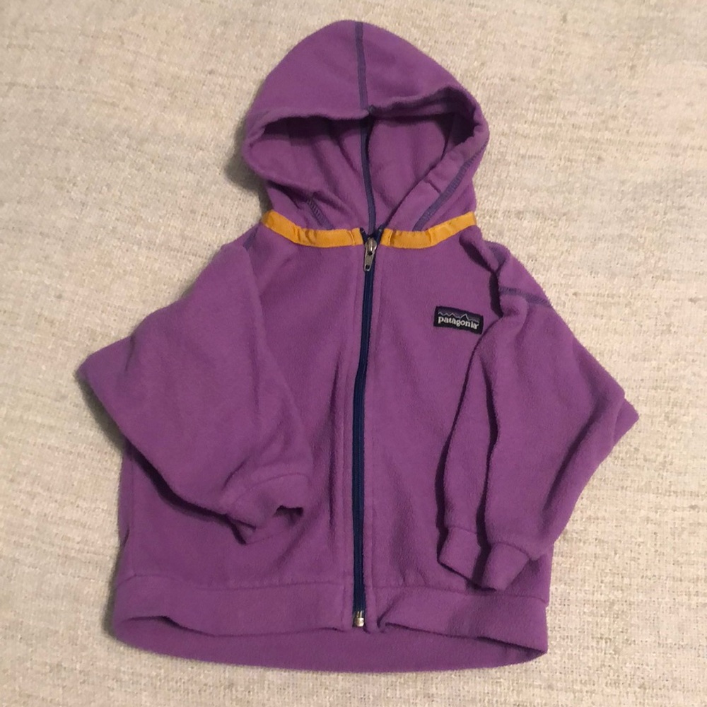 Patagonia Purple Fleece, size 12mos